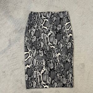 TITI Private Collection Snakeskin Print Pencil Skirt Fitted  Women's EU 40 US 10